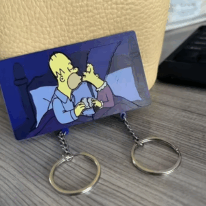 Simpsons Couple Keychain